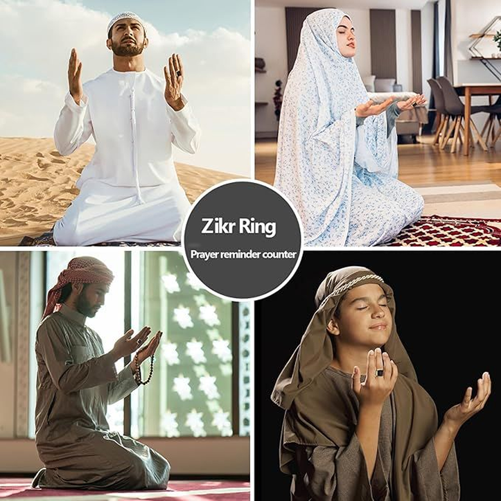 Smart Zikr Ring, Counter & Prayer Reminder