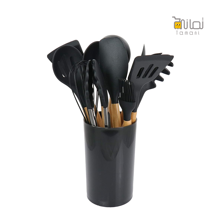 Tool Wooden Cookware Utensil Set, 12 Piece