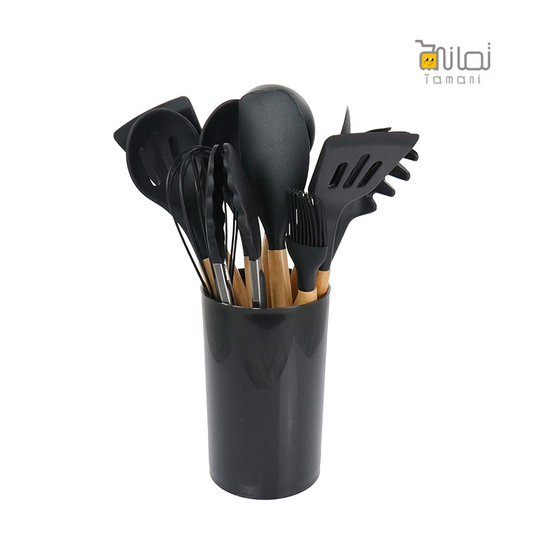 Tool Wooden Cookware Utensil Set, 12 Piece