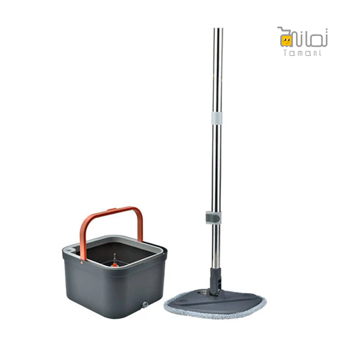 Rotating Spin Mop And Bucket With Wringer Set