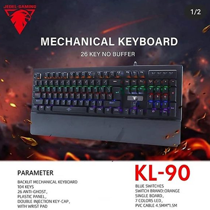 JEDEL KL90 Gaming RGB Backlight Keyboard