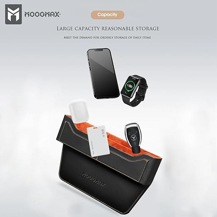 MOOMAX Black Leather Storage Box