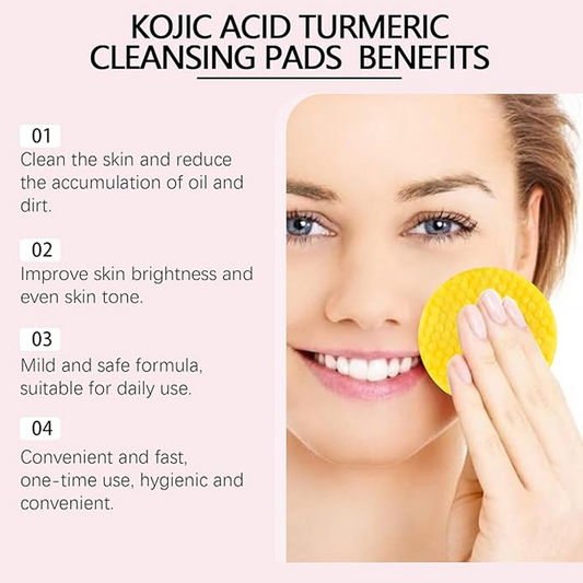Kojic Acid and Turmeric Cleansing Pads