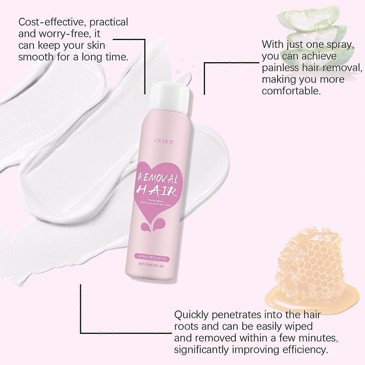 Hair Removal Spray Foam for Women Men