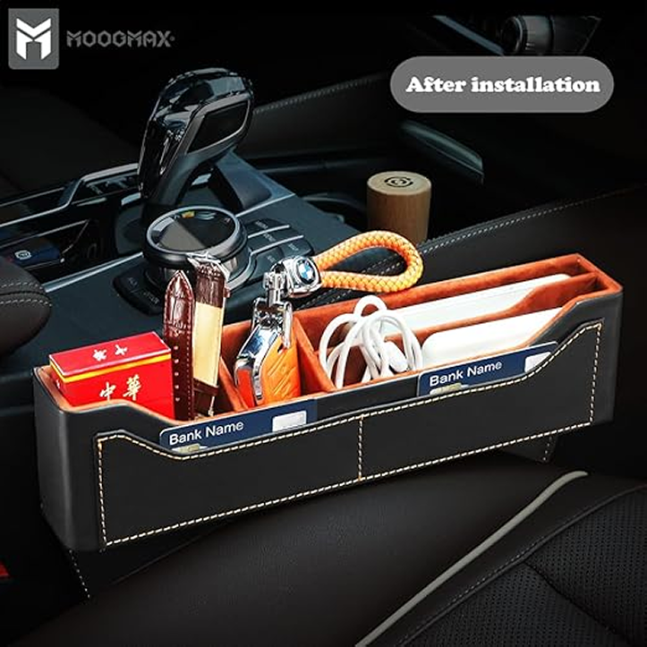 MOOMAX Black Leather Storage Box