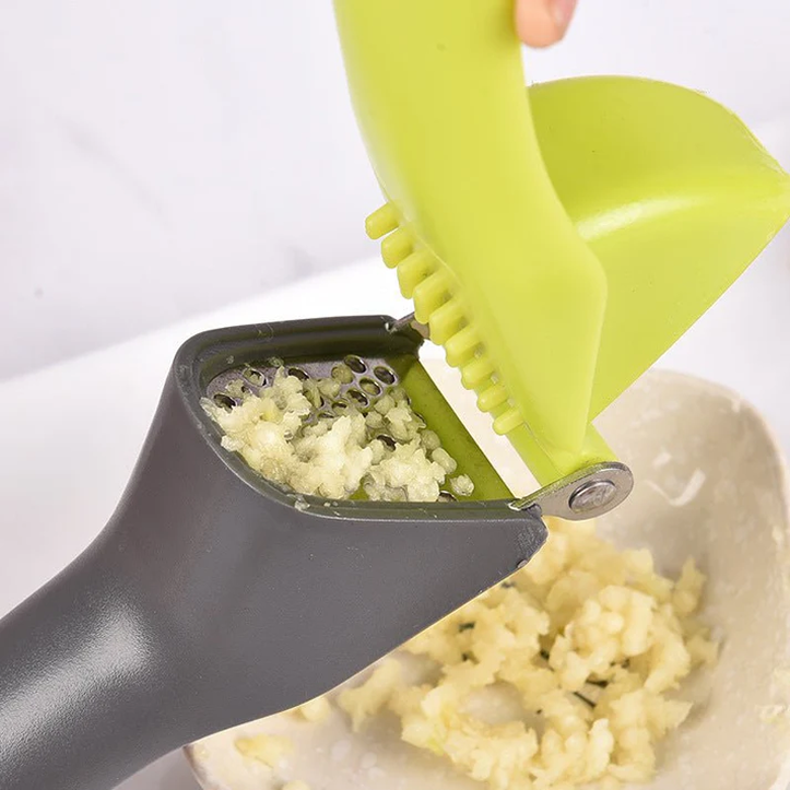 Garlic Press Stainless Steel by Aeroshot Mincer