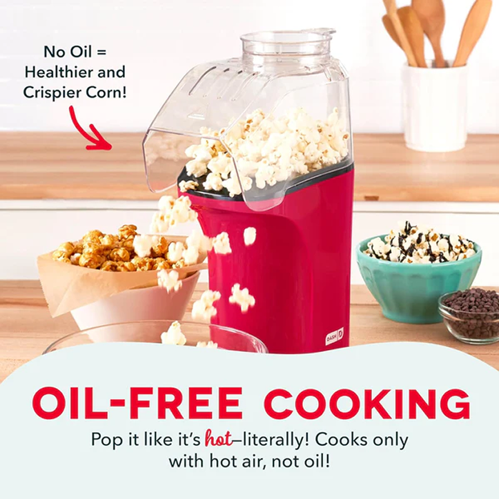Electric Popcorn Maker, Hot Air Popcorn Popper