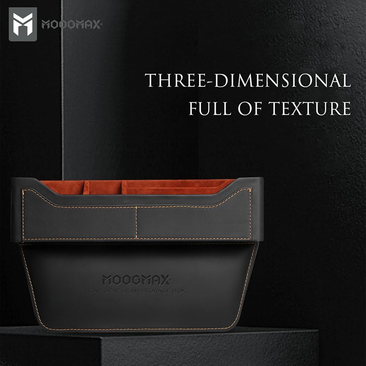 MOOMAX Black Leather Storage Box