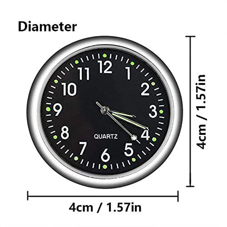 Car Sticker Clocks, Universal Pocket Mini Clock