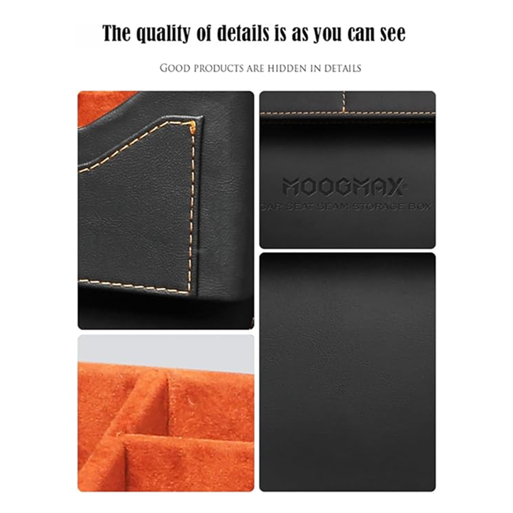 MOOMAX Black Leather Storage Box