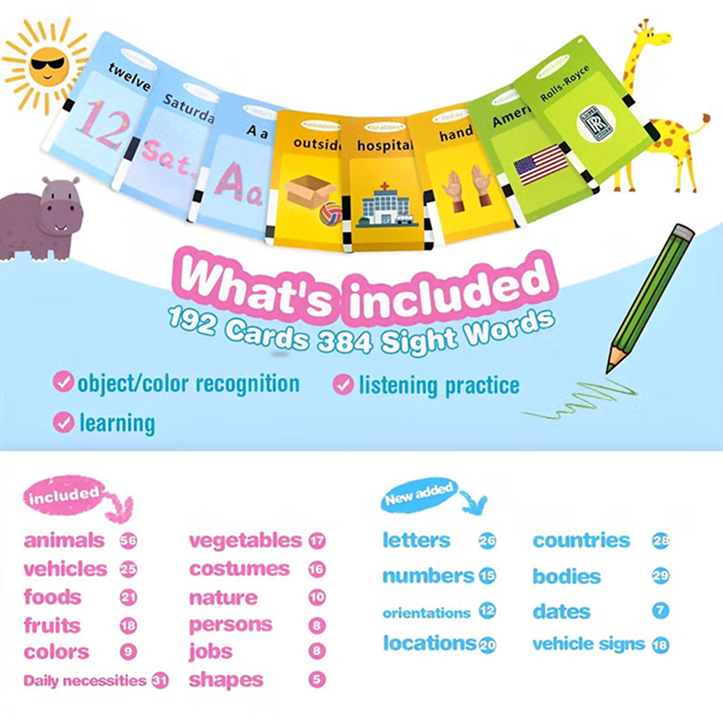 Educational Flash Cards for Kids