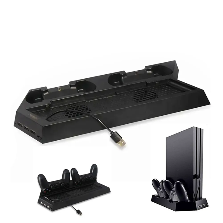 Dual Motors Cooling Fan Radiator Charger Station